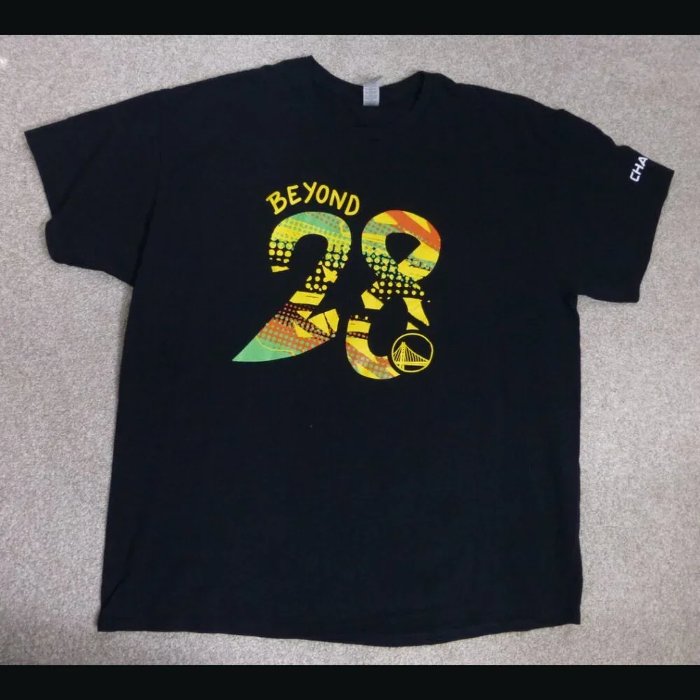 Golden State Warriors Beyond 28 Days of Black History Month T-Shirt (Size XL)